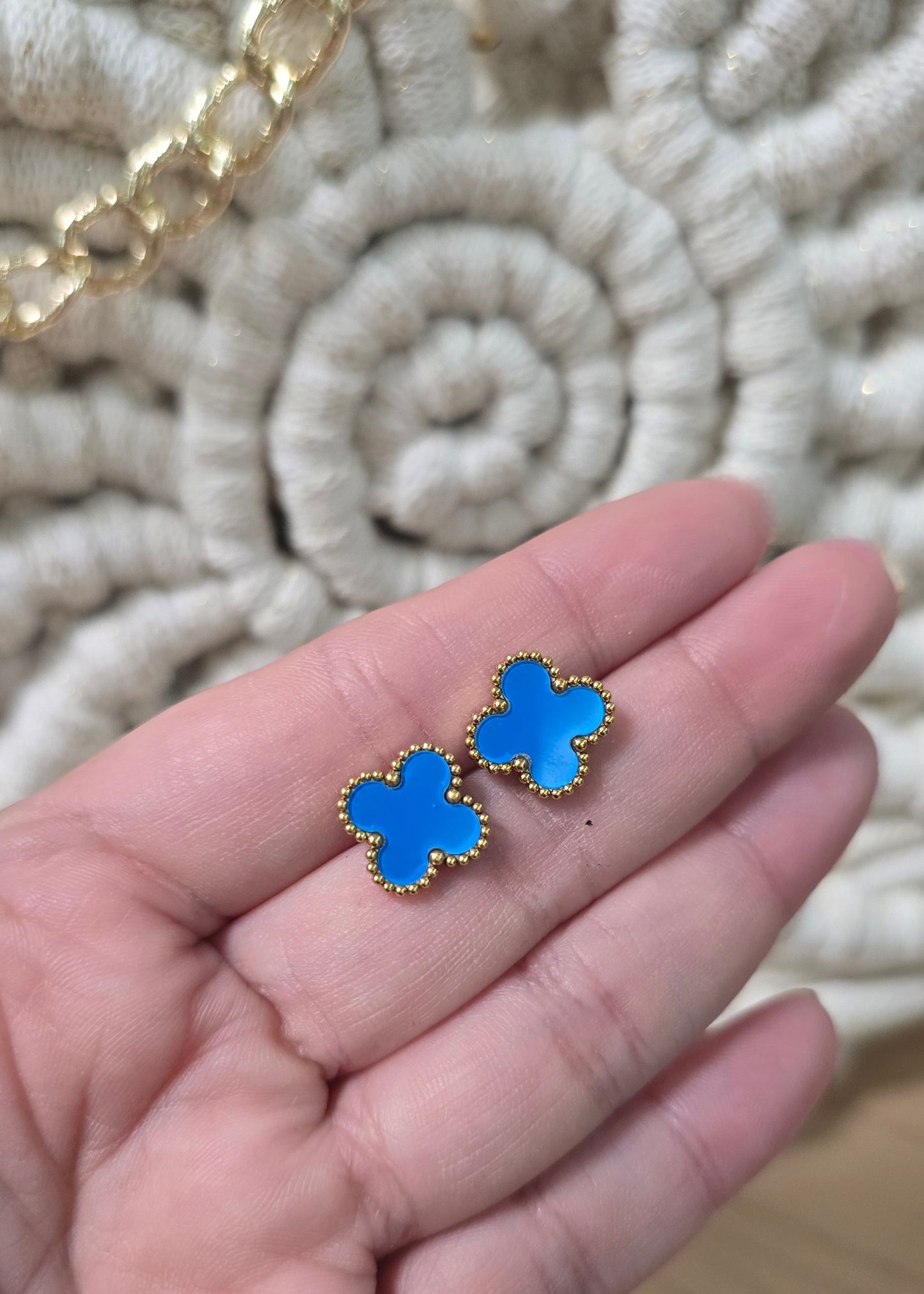 Aretes Azul