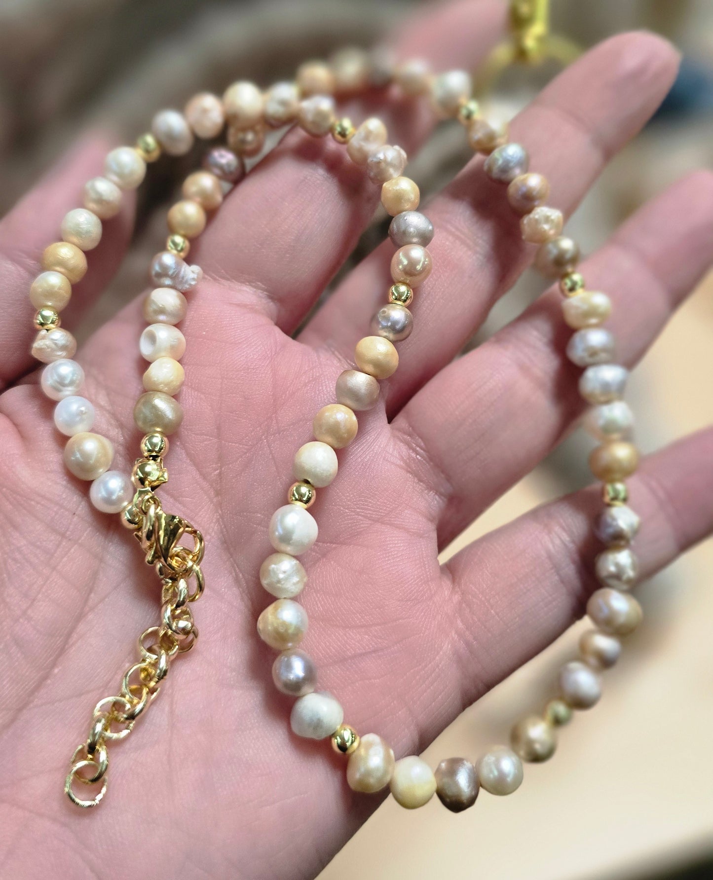 Chocker Perla de agua dulce