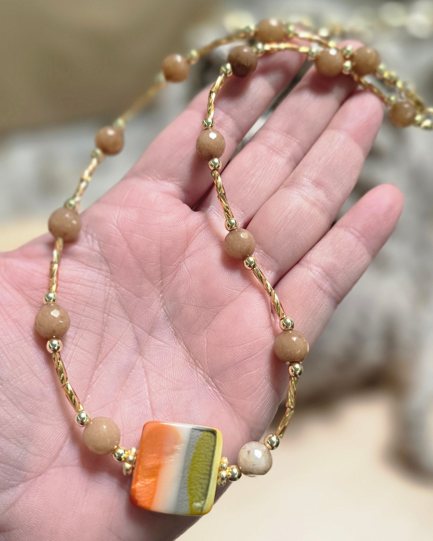 Collar Jade de Otoño