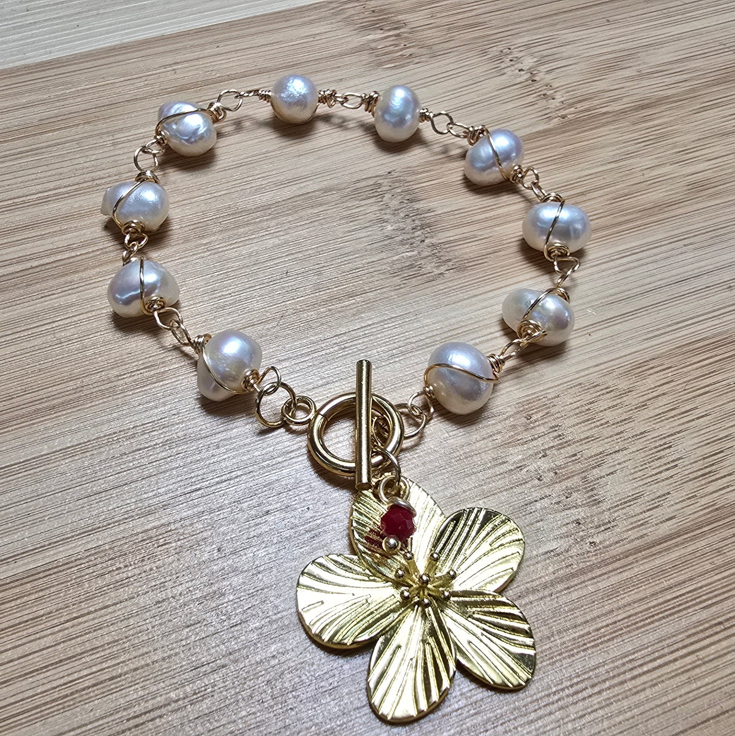 Perlas Alambradas Amapola