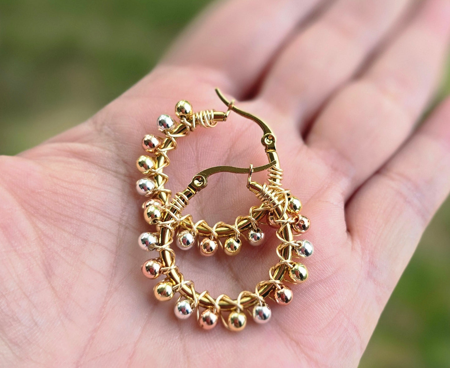 Hoops tres tonos mediana