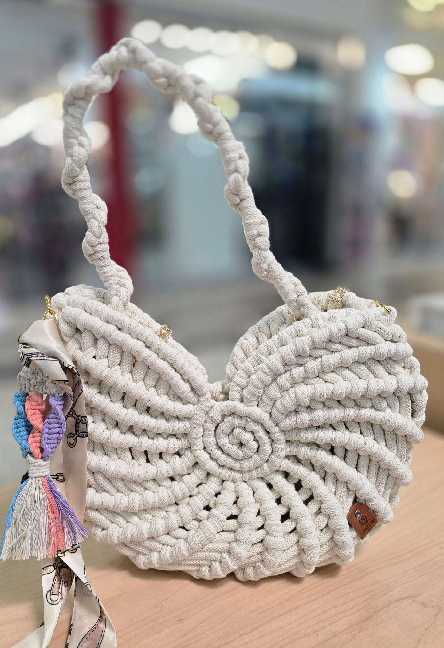 Cartera Caracol Macrame