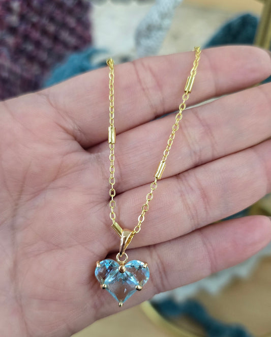 Corazón Azul Cielo