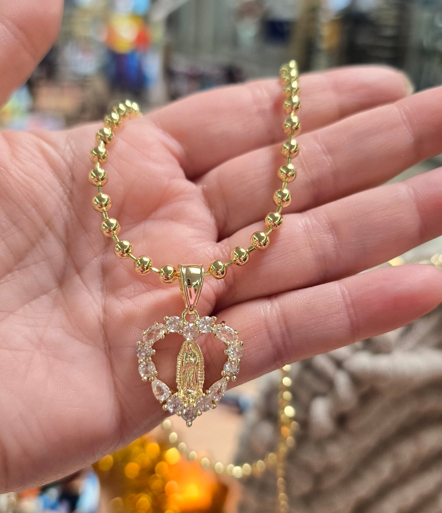 Virgen Guadalupe Transparente