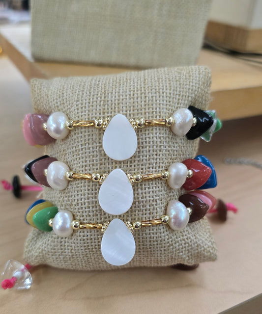 Gota de Perla Pulsera
