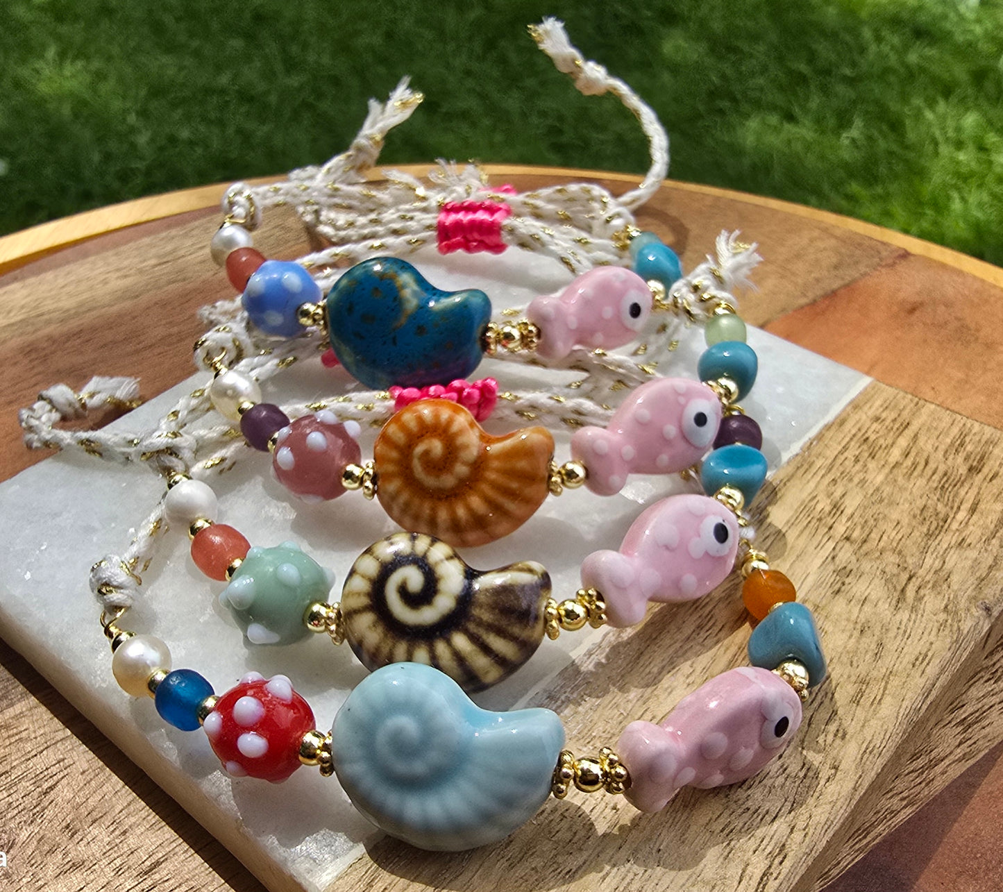 Caracol Pulsera ajustable