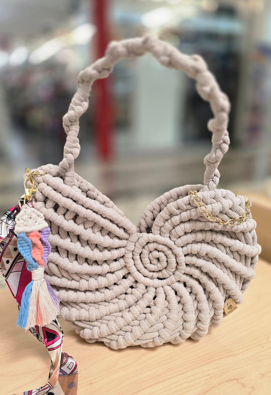 Cartera Caracol Macrame