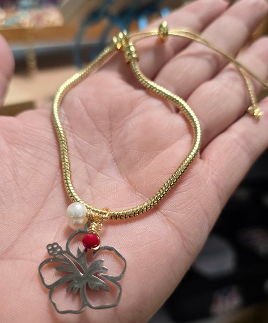 Amapola dos tonos pulsera