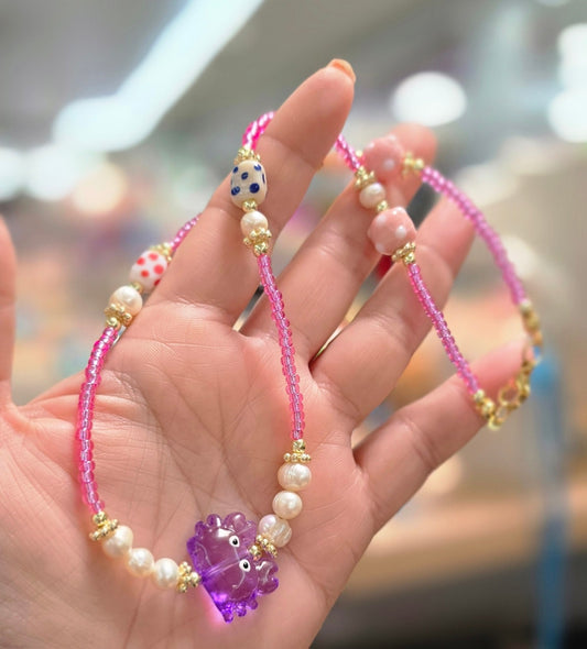 Chocker cangrejo violeta