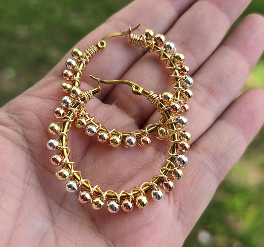 Hoops tres tonos Grande