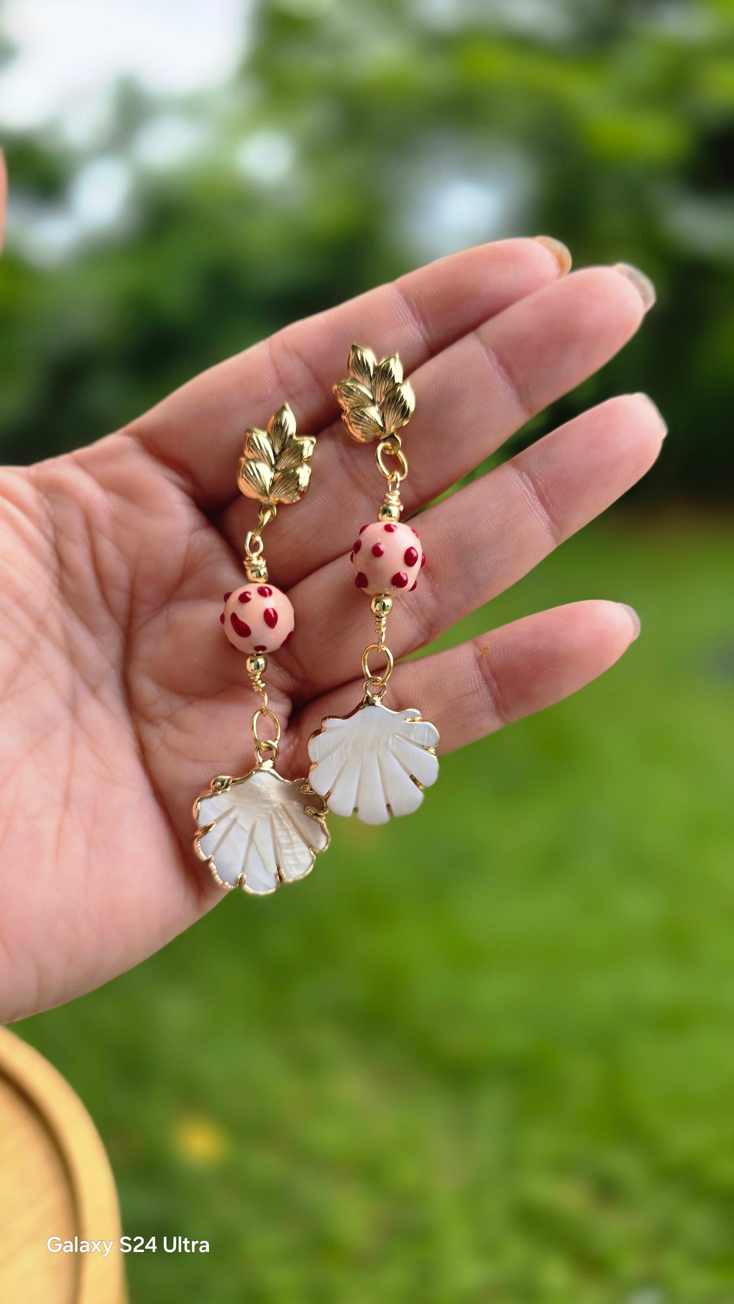Aretes nácar