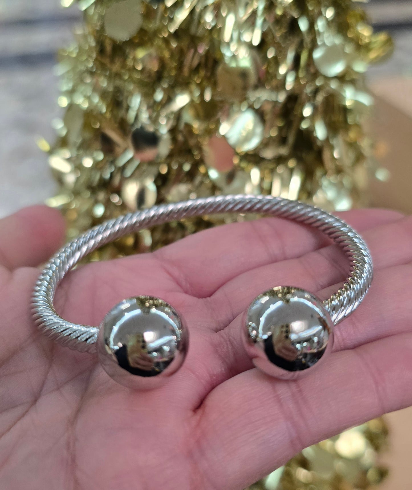 Bangle Bubble silver