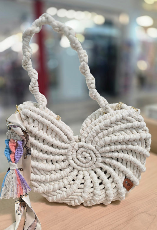 Cartera Caracol Macrame