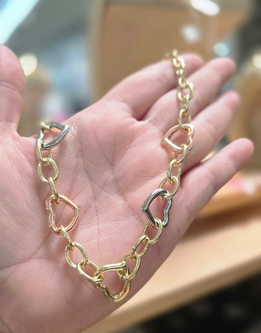 Cadena Tres Tonos corazón